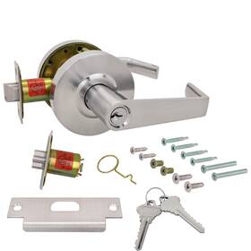 Nuk3y Products K3 626143094371 Azure 2 Commercial Duty Cylindrical Lever Lockeset Ada Ul Satin Chr