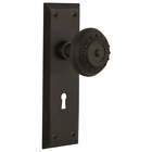 640696 Nykmea Psg 234 Kh Nostalgic Warehouse Meadows Solid Brass Passage Knobset Rose 640697119106