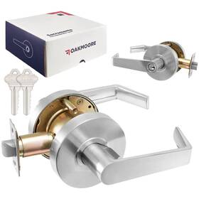 Oakmoore 733569366477 Heavy Duty Commercial Door Handle Storeroom Lock Function Grade 2 Commerc