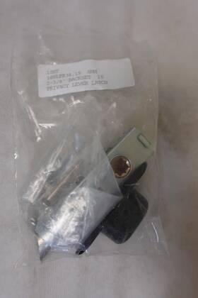 108lpr38.15 Omnia Door Hardware Privacy Lever Latch Bolt 2-3/8 Inch Backset