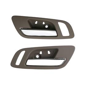 A-038zb Omozone 2pcs Interior Door Handles Front Left &right Side Cashmere Compatible With 20