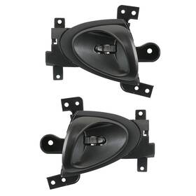 A-050bl Omozone 2pcs Interior Door Handles Left &right Side Black Compatible With 2009-2020 N