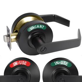 Onedaful Cuzofu 768351626095 Privacy Indicator Lever Lock Inuse Or Vacant Occupied Bathroom Door Handle