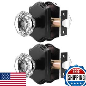 B08w9pw4js Orger Passage Door Knobs For Hallway And Closet Glass Handles With Non-loc