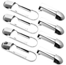 Orm29qwe529911554-fba Ormax Triple Chrome Plated Door Handle Covers Without Passenger Keyhole For