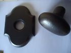 5432.idm Oval Bronze Rose Dummy Knob Venitian Arched Distressed Baldwin