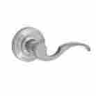 P-ad-a5-0-brn Fusion Solid Brass Brushed Nickel Drop Tail Passage Lever With Ketme Rose 841248020333