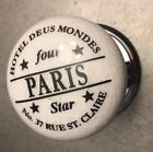 P64 Pushka Home New Vintage White Crackle Chrome Ceramic 5060310231469
