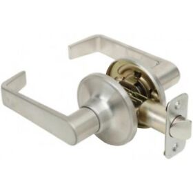 Flu603 Pamex Leverset Calypso Passage Set Satin Nickel Stainless Steel
