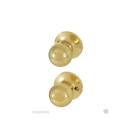 8102003 Passage Ball Polished Brass Door Honeywell Knob