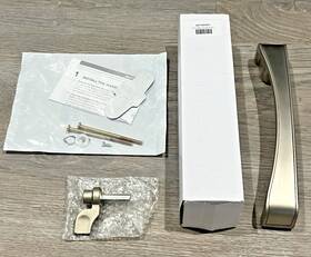 04tsp001 Pella New Ox Satin Nickel Pvd Interior Left Handle For Sliding Door Whardware