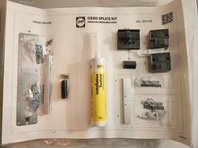 051fg001 Pella 4 Panel Oxxo Sliding Door Splice Install Kit With Footbolts