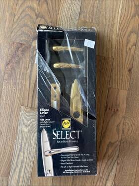 Pella 096829905572 Select Solid Brass Ellipse Lever Storm Door Handle For Model 6000