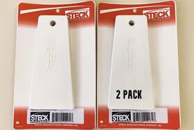 32920 Pizety 793493953433 Steck Non-marring Wedge Big Easy 2 Pack Onesize White