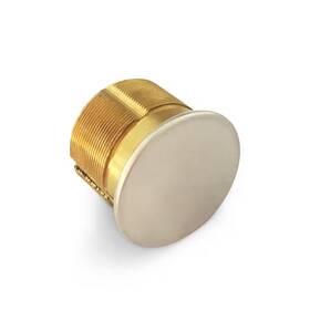 Premier Lock 313107322389 1-1/8 Inch Solid Brass Dummy Mortise Cylinder With Satin Chrome Finish