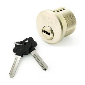 Premier Lock 789321143912 1 Inch High Security Mortise Cylinder Satin Nickel Finish Pack 6 Keyed Alike