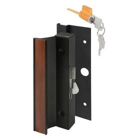 Prime-line 049793010940 C 1094 Patio Door Surface With Hook Latch Extruded Black Finish Keye