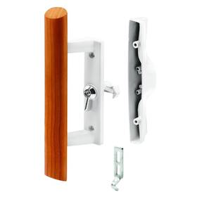 Prime-line 049793011954 C 1195 Patio Door Internal Style Handle White 3-15/16 Inch Hole Centers S