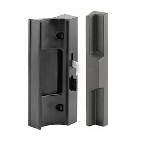 Prime-line 049793012166 C 1216 Sliding Door Handle 4-15/16 Inch Hole Centers Black Single Pack