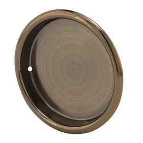 Prime-line 705354019677 2-1/8 Inch Stamped Steel Antique Brass Plated By-pass Sliding Closet Door Pull Ha
