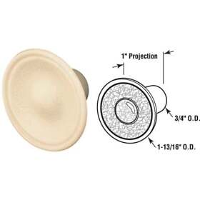 6754 Prime Line Bi-fold Plastic Door Knob Pull 2 Count N Pack Of 6 Prime-line