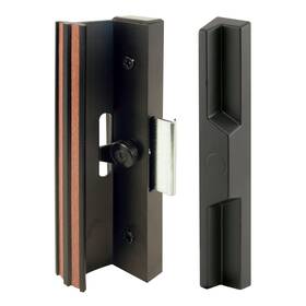 Prime-line C-1106 C 1106 Diecast Sliding Door Handle Set Black Single Pack
