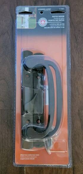 C-12807 Prime-line Diecast Patio Door Handle Offset Thumb Turn Ir2