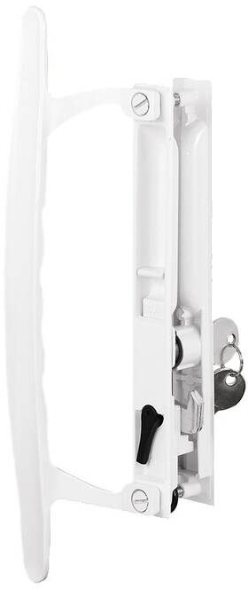 C1197 Prime-line Sliding Glass Door Handle Set 6-5/8in Diecast Hook Style Flush