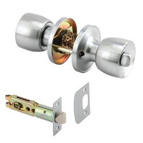 Mp65035 Prime-line Privacy Knob Fits 2-3/8 Inch And 2-3/4 Backset Tulip