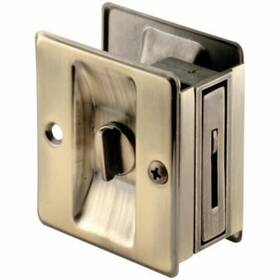N-6774 Prime-line N 6774 Antique Brass Privacy Lock - Quantity 1