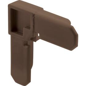Pl14273 Prime-line 3/4 Inch X 3/8 Bronze Plastic Screen Frame Corner 100-count