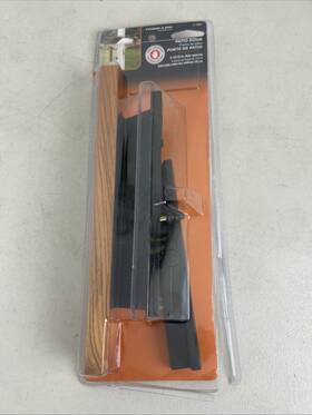 C-1091 Primeline Tools C 1091 Diecast Black Sliding Door Handle Set With Hard Wood