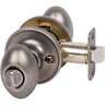 Ke1022 Privacy Door Knob Adjustable Backset Easy Install Interior Metal Antique Silver