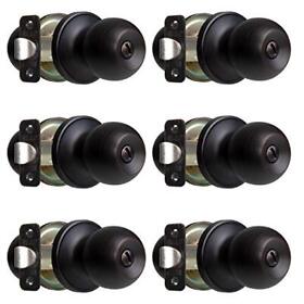 Privacy Door Knobs For Bed And Bath Ball Style Oil Rubbed Bronze Interior Key