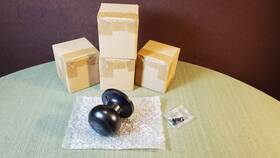 10594 Probrico 4x Matte Black Dummy Door Knobs Home Improvement Tools Hardware