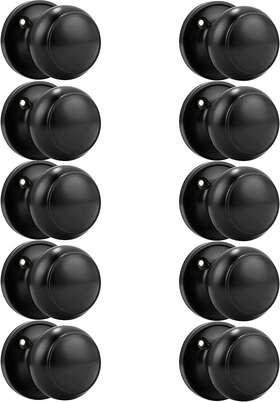 Probrico 445009698620 10 Pack Classic Closet Door Knobs Dummy Knob Individual Non-tur