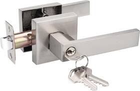 Probrico 445050871850 1 Pack Interior Bedroom Entrance Door Lever Doorknobs Lock One Key