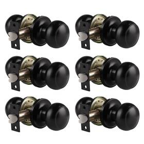 Probrico 713965369289 Black Door Knobs Interior Passage For Hallway Closet Ma