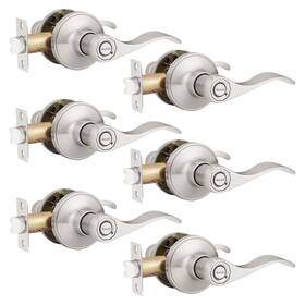 Probrico 716955987593 6 Pack Privacy Door Lever Thumb Turn Lock On The Inside Locking Handle
