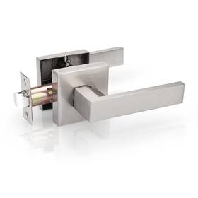 Probrico 717332812415 1 Pack Square Door Lever Lock Handle Lockset Keyless Doorknobs Passage K