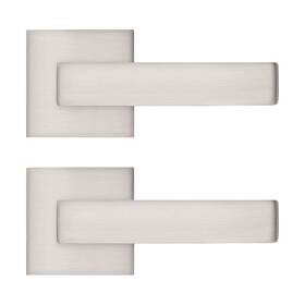 Probrico 717332819056 Pack Of 2 Dummy Door Lever Handle For Closets French Doors Square