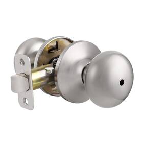 Probrico 718399284542 Privacy Door Knobs In Brushed Nickel Finish Interior Locks For Bedroom/bathr