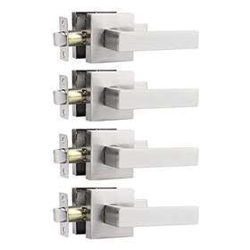 Probrico 941154035491 4 Pack Square Door Levers Handles Keyless Passage Lockset Interior H
