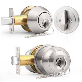 Probrico 941154041775 1 Pack Entry Door Knob Set With Single Cylinder Deadbolt Combo Keyed Alike