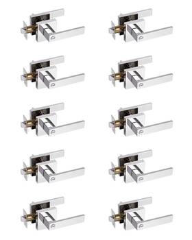 Probrico 941154090292 10 Pack Commercial Heavy Duty Privacy Door Levers Flat Style Handle Set