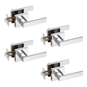 Probrico 941154090612 Heavy Duty Square Passage Door Levers Interior Non-locking Handleset