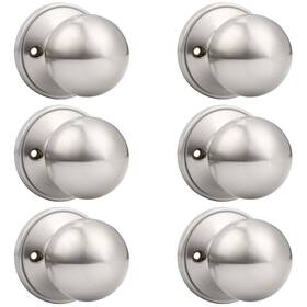 B01ehk0cre Probrico Dummy Door Knobs Brushed Nickel Pack Of 6