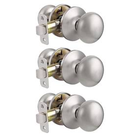 B01n13x3bm Probrico Classic Flat Ball Style Hall Closet Passage Door Knobs Brushed Nickel N