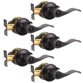 B078cxwpnb Probrico 5 Pack Privacy Bathroom Door Lock Lever Keyless No Keys