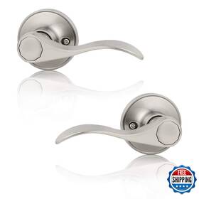 Probrico B07mw1pljd 10 Pack Dummy Door Lever Handle For Left Hand And Right Wave